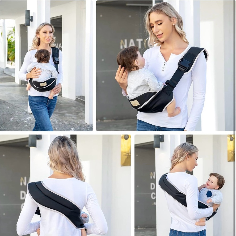 Toddler Sling Carrier - Blue - Picture 5 of 8